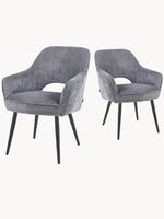 Mika-Nils 2er-Set- Esszimmerstuhl mit Federkernpolsterung