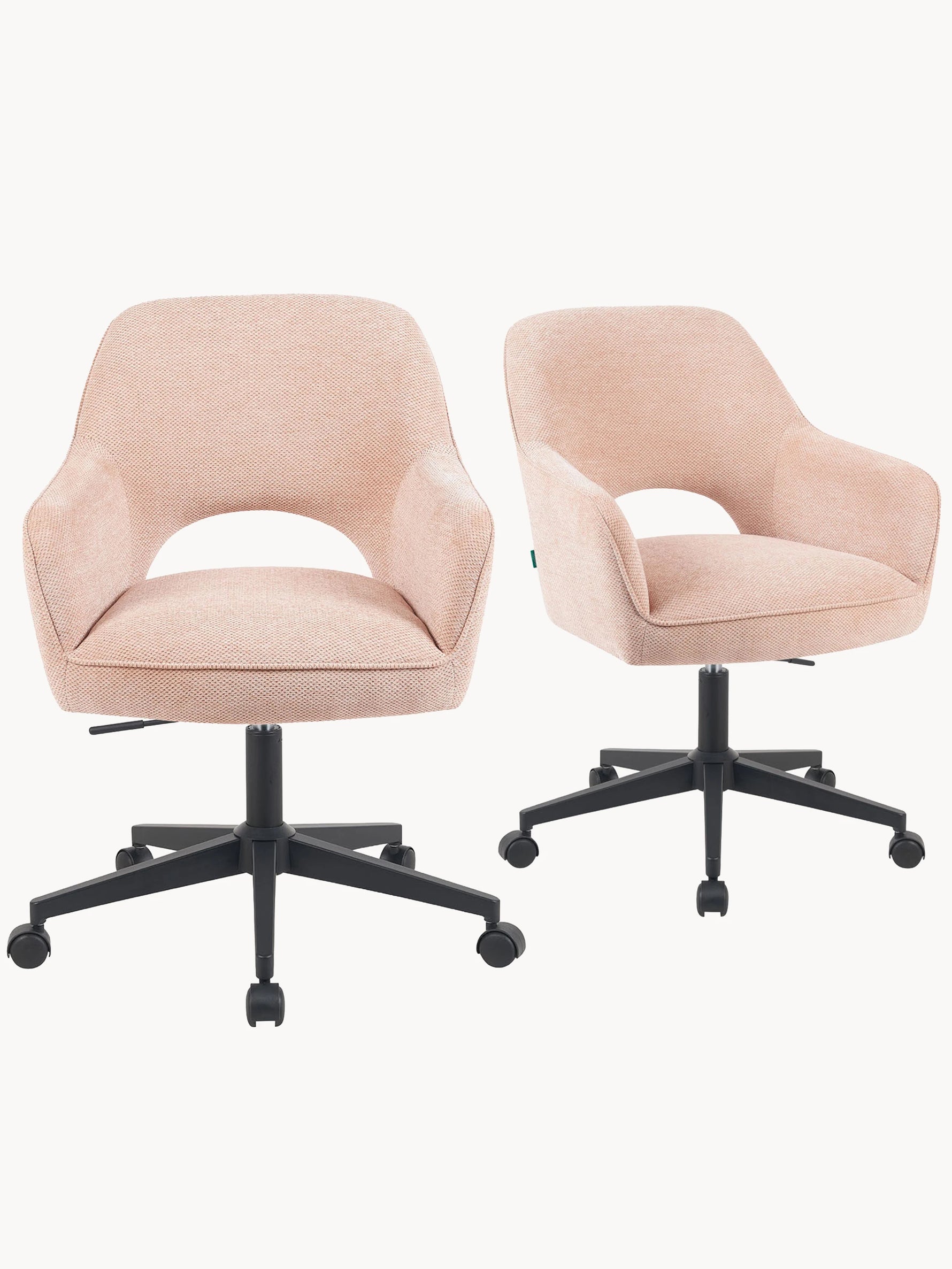 Mika-Ilvy 2er-Set- Home Office Stuhl mit Federkernpolsterung