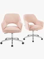 Mika-Ilvy 2er-Set- Home Office Stuhl mit Federkernpolsterung