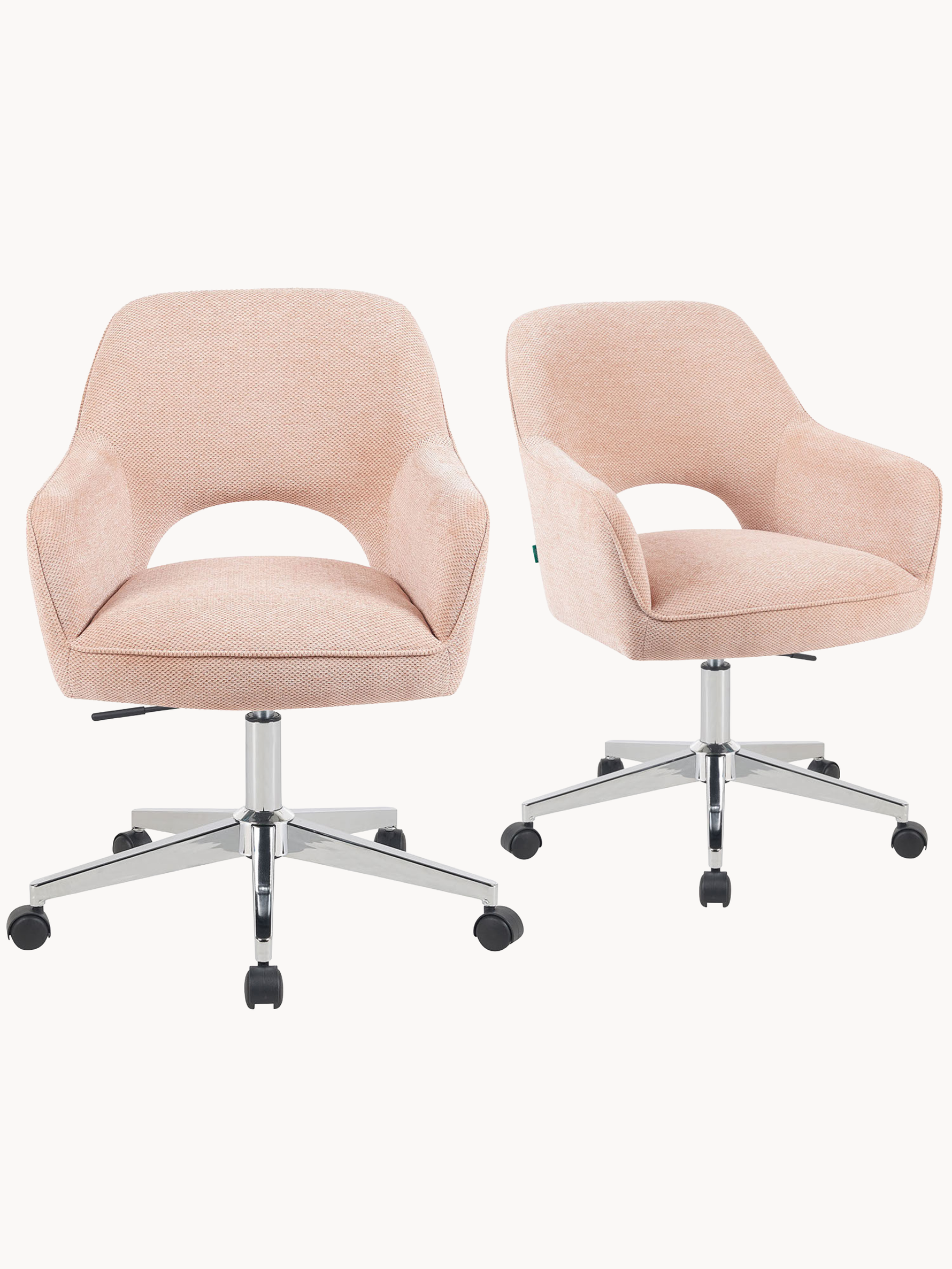 Mika-Ilvy 2er-Set- Home Office Stuhl mit Federkernpolsterung