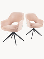 Mika-Nils 2er-Set- Esszimmerstuhl mit Federkernpolsterung