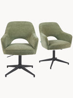 Mika-Ben - Esszimmerstuhl 2er Set mit freier Rückenlehne