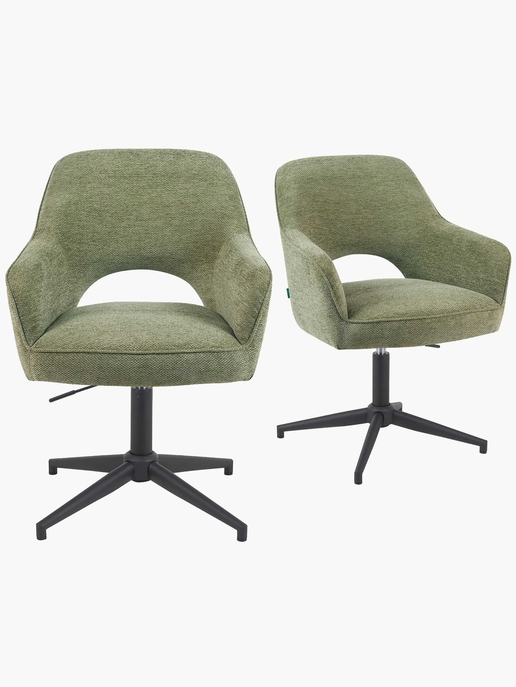 Mika-Ben - Esszimmerstuhl 2er Set mit freier Rückenlehne