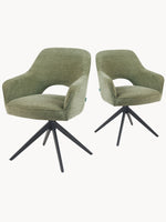 Mika-Nils 2er-Set- Esszimmerstuhl mit Federkernpolsterung