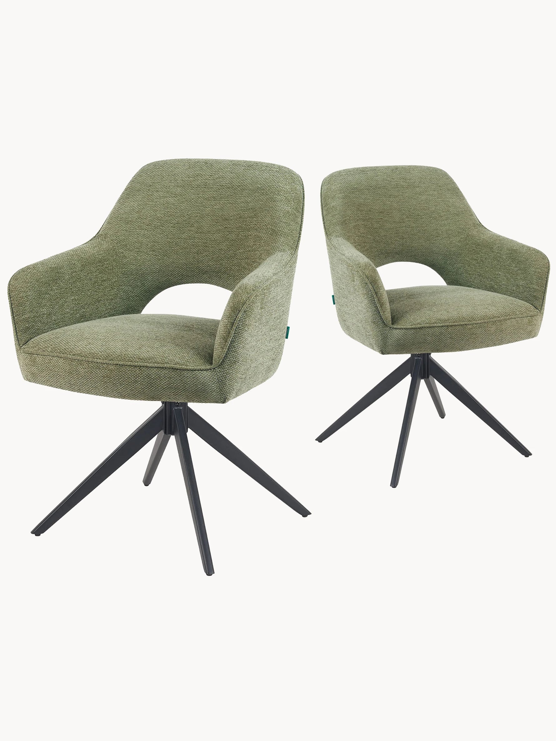 Mika-Nils 2er-Set- Esszimmerstuhl mit Federkernpolsterung