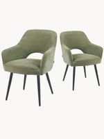 Mika-Nils 2er-Set- Esszimmerstuhl mit Federkernpolsterung