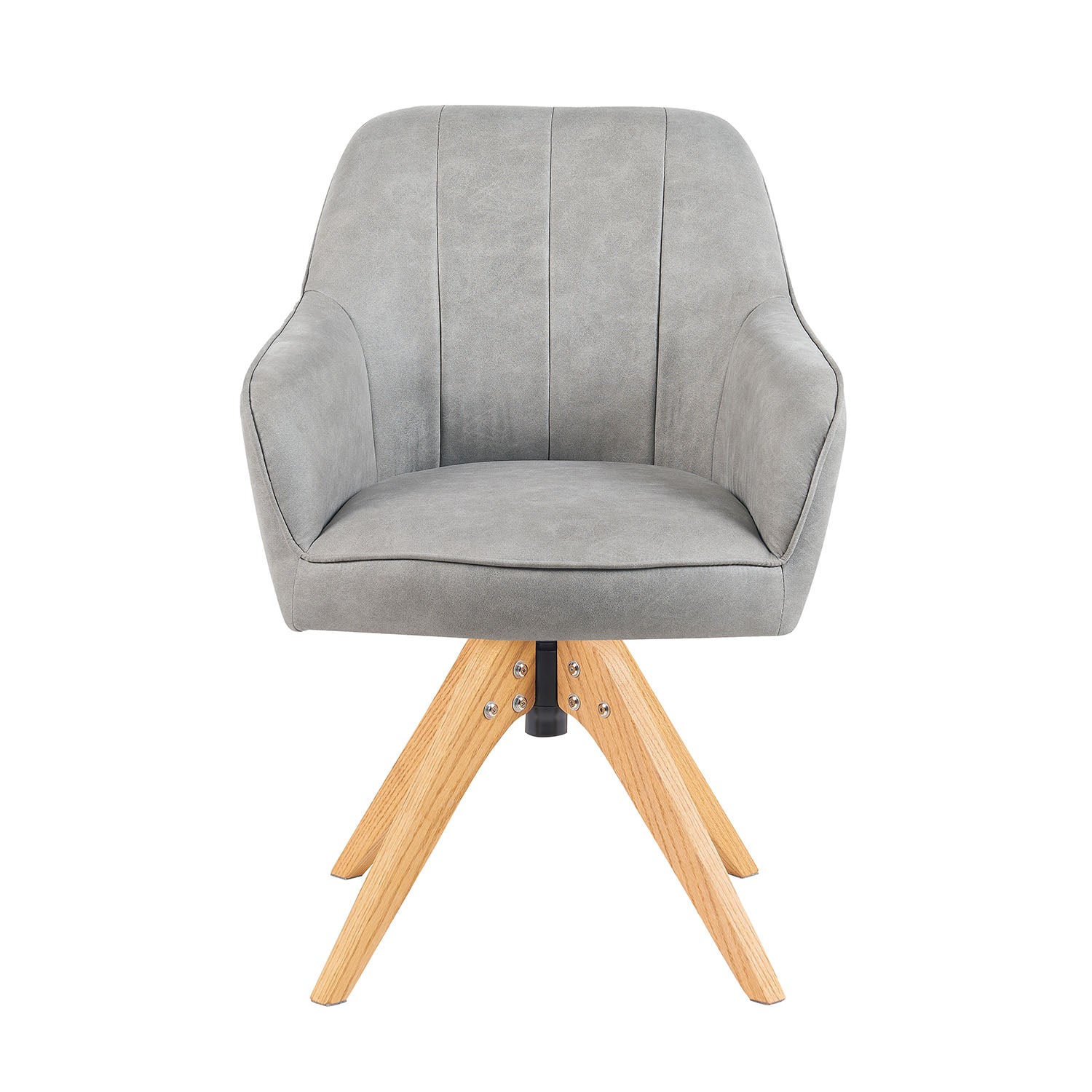 Mika-Noah - Esszimmerstuhl 2er Set in Lederoptik