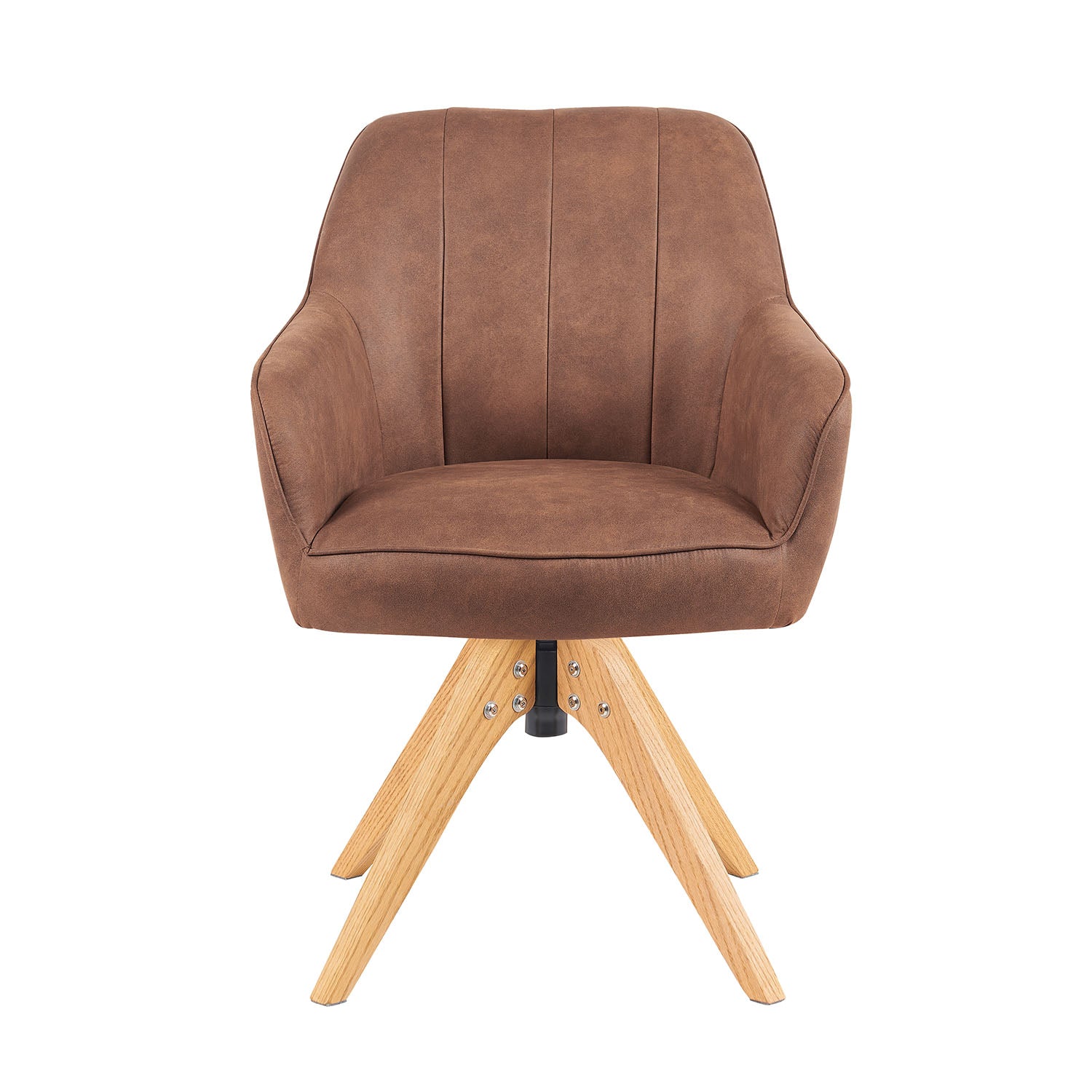 Mika-Noah - Esszimmerstuhl 2er Set in Lederoptik