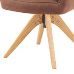 Mika-Noah - Esszimmerstuhl 2er Set in Lederoptik