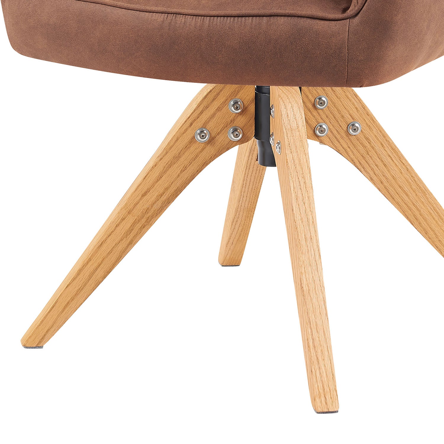 Mika-Noah - Esszimmerstuhl 2er Set in Lederoptik