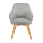 Mika-Noah - Esszimmerstuhl 2er Set in Lederoptik