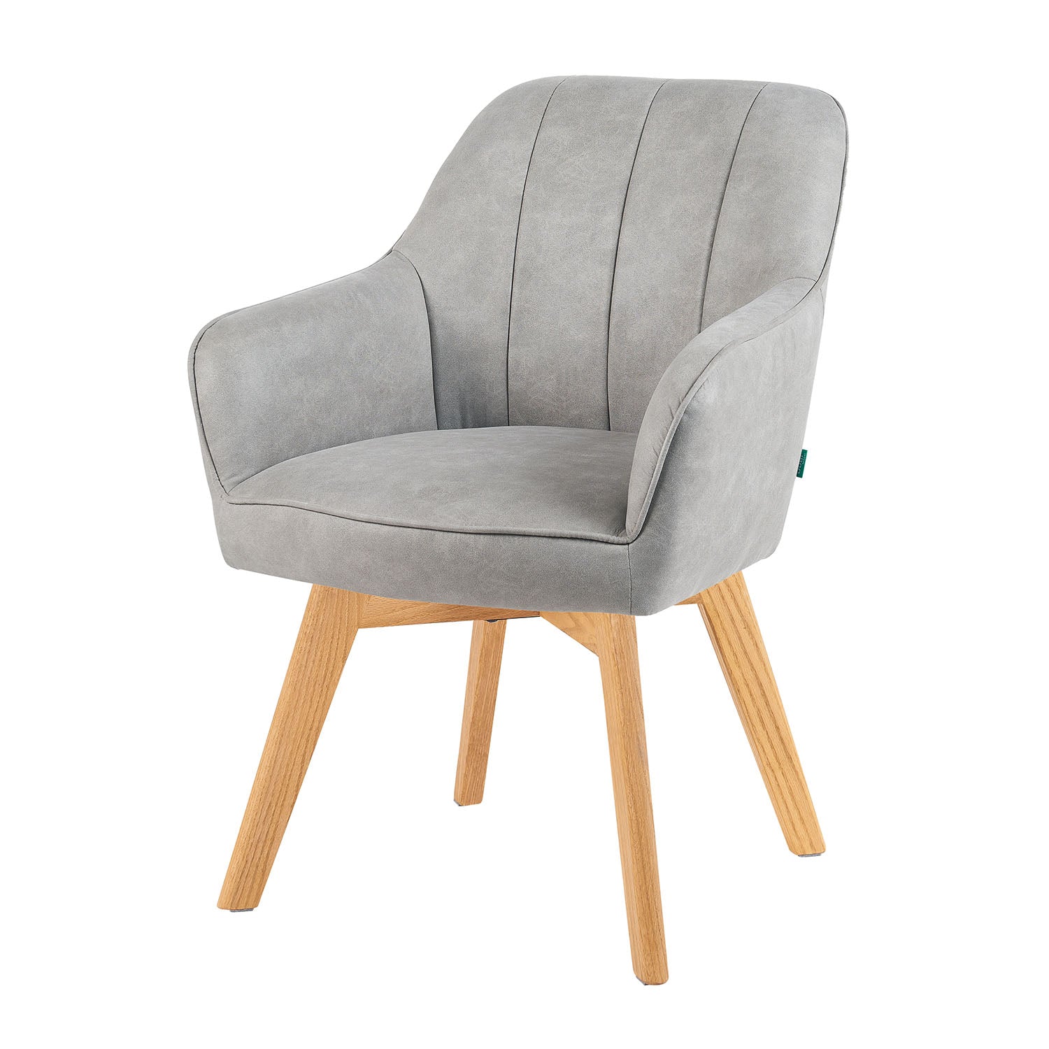 Mika-Noah - Esszimmerstuhl 2er Set in Lederoptik