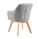 Mika-Noah - Esszimmerstuhl 2er Set in Lederoptik