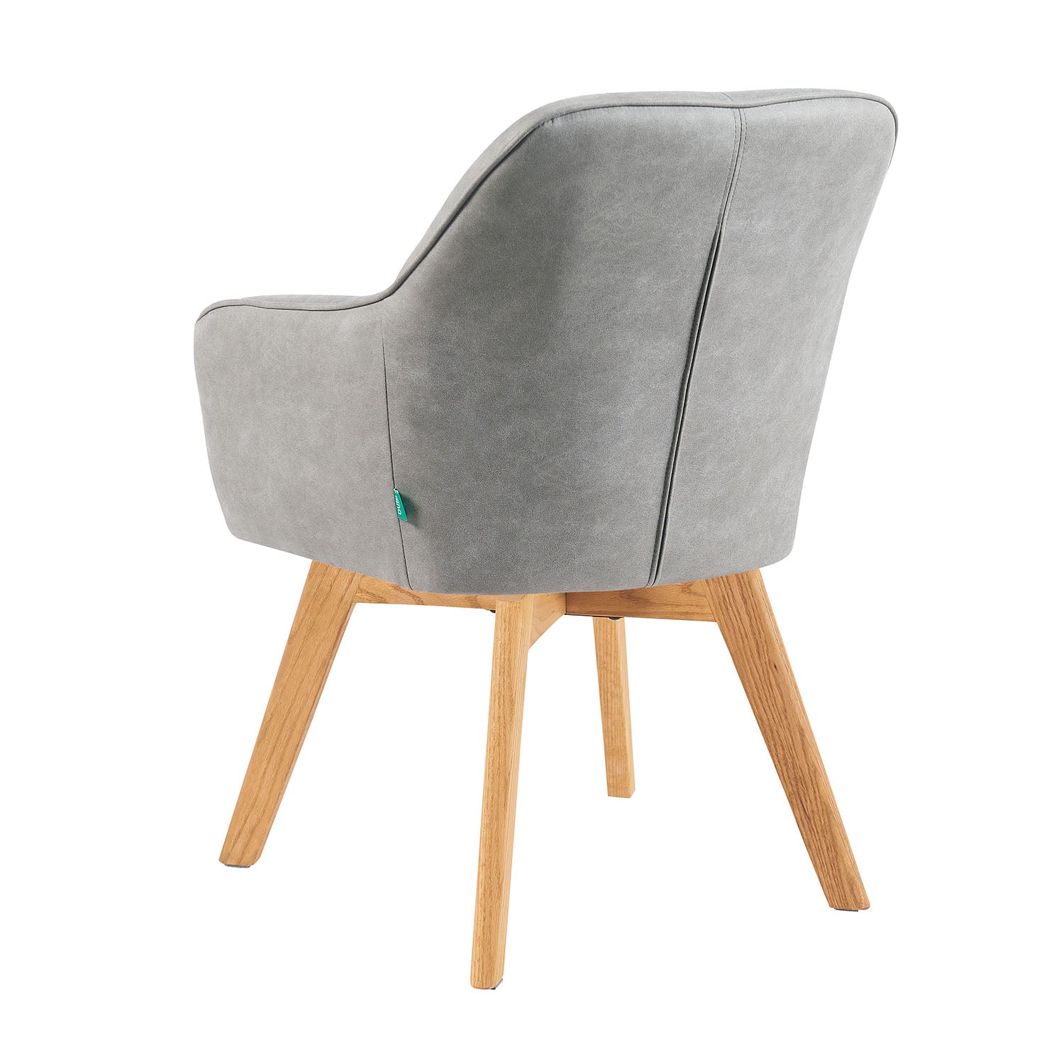 Mika-Noah - Esszimmerstuhl 2er Set in Lederoptik