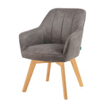 Mika-Noah - Esszimmerstuhl 2er Set in Lederoptik