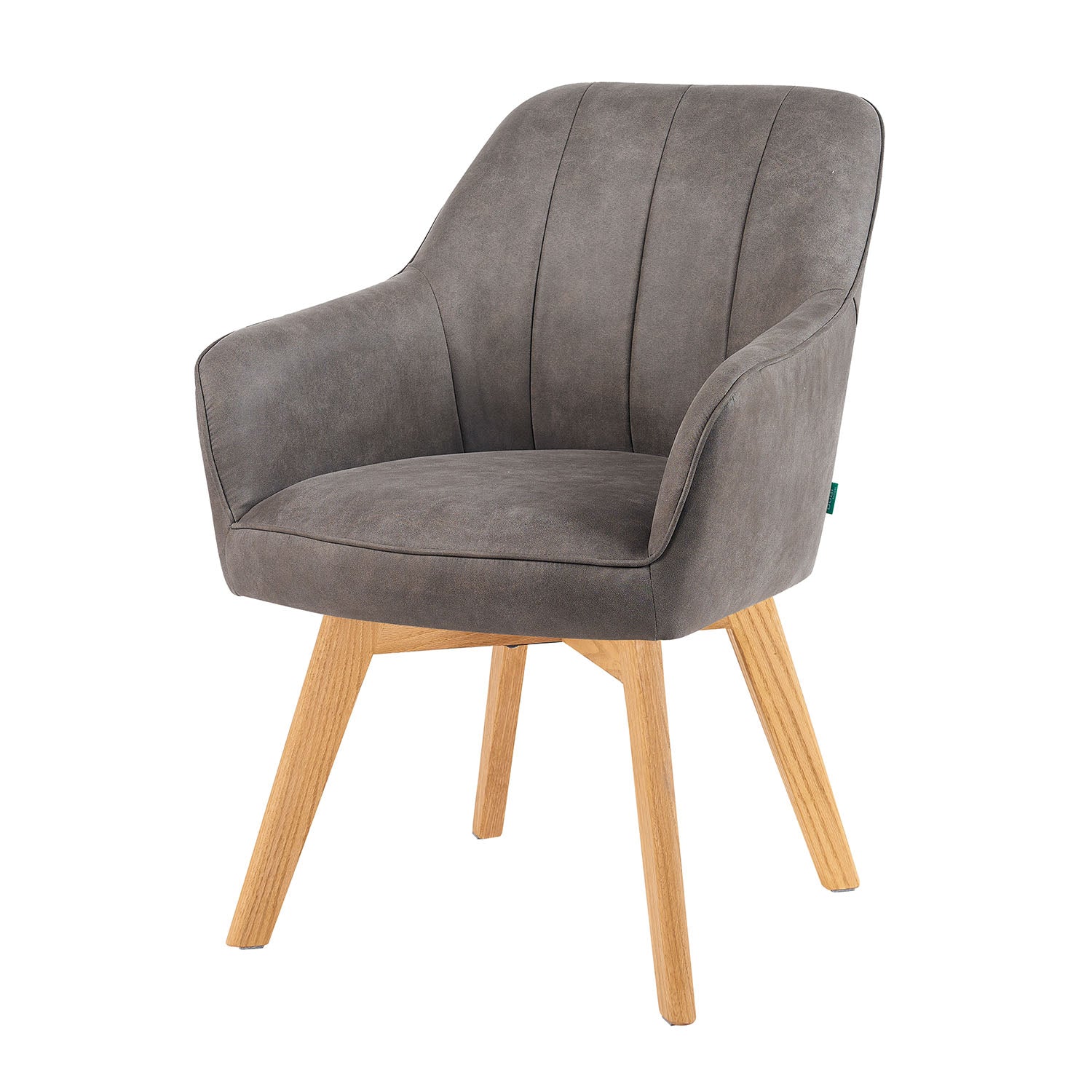 Mika-Noah - Esszimmerstuhl 2er Set in Lederoptik