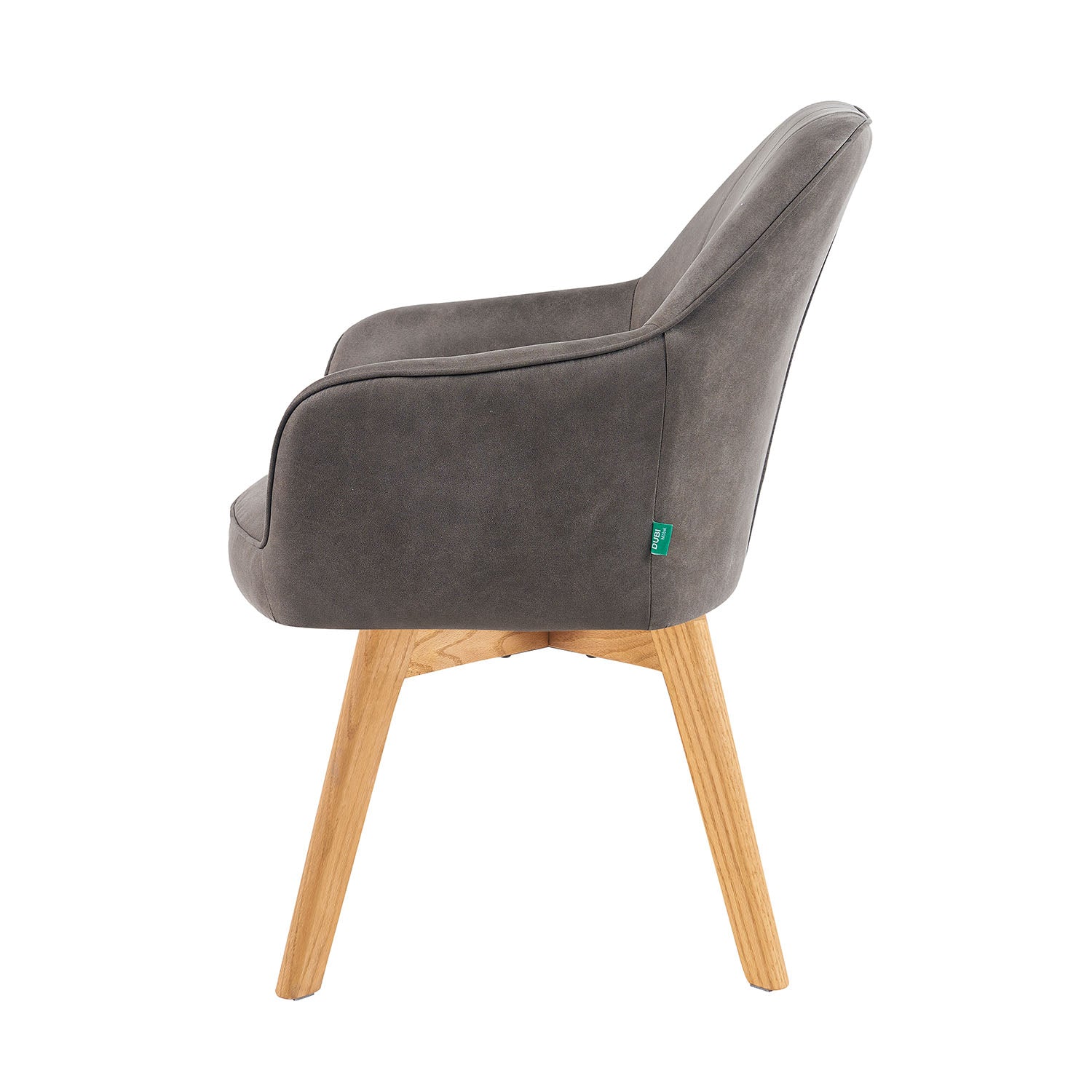 Mika-Noah - Esszimmerstuhl 2er Set in Lederoptik