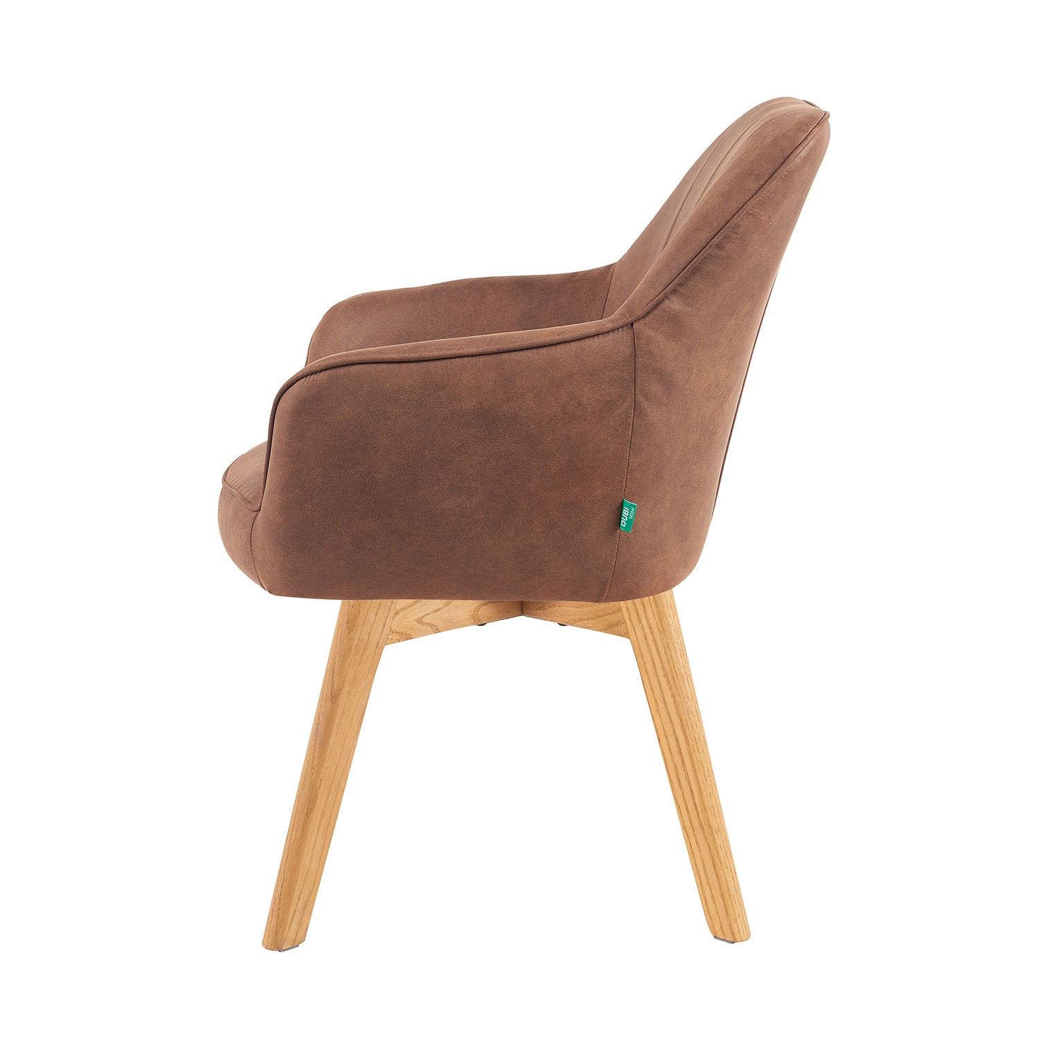 Mika-Noah - Esszimmerstuhl 2er Set in Lederoptik