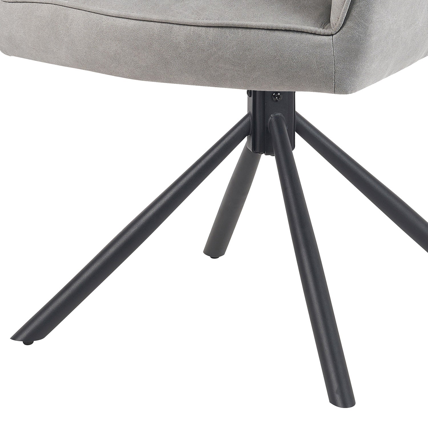 Mika-Piet 2er-Set - Drehstuhl in Wildlederoptik