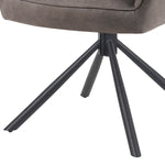 Mika-Piet 2er-Set - Drehstuhl in Wildlederoptik