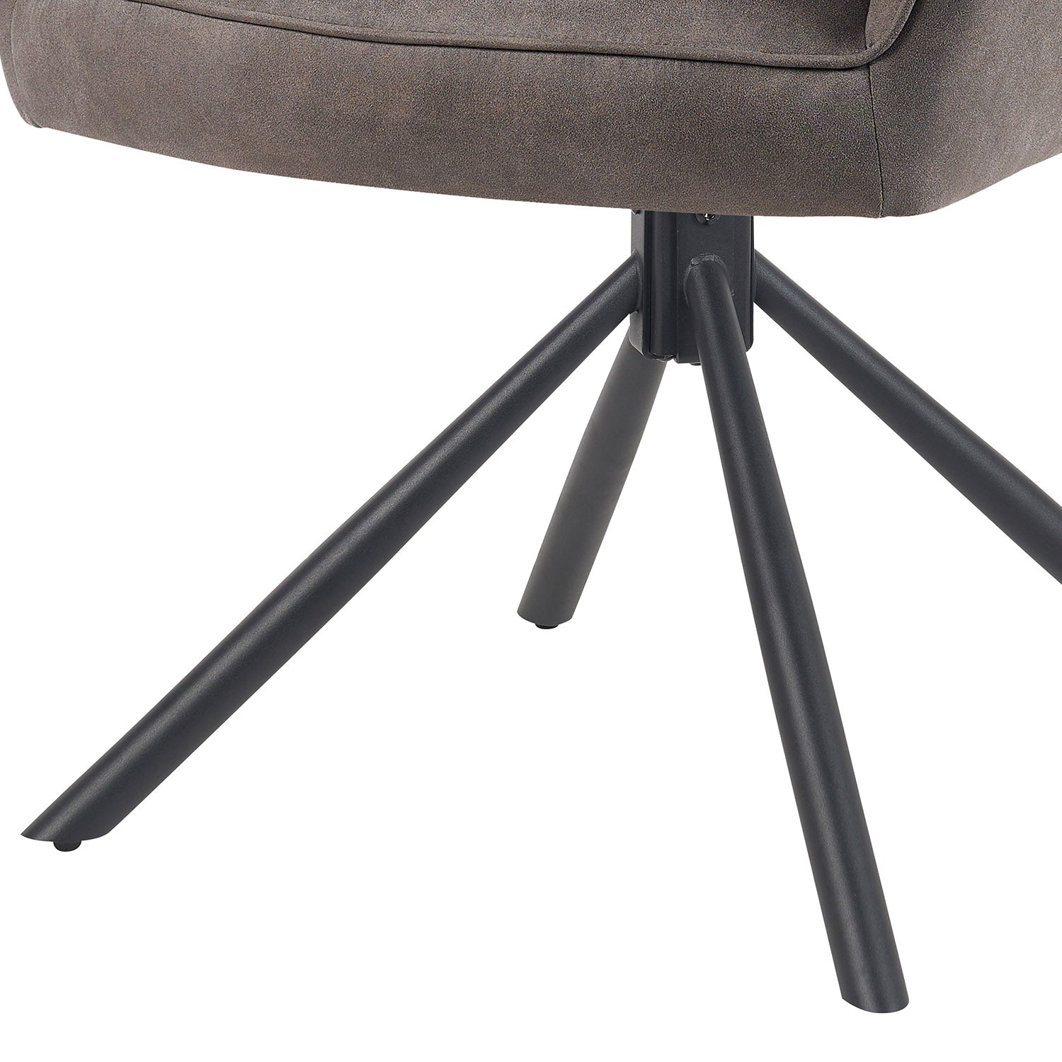 Mika-Piet 2er-Set - Drehstuhl in Wildlederoptik