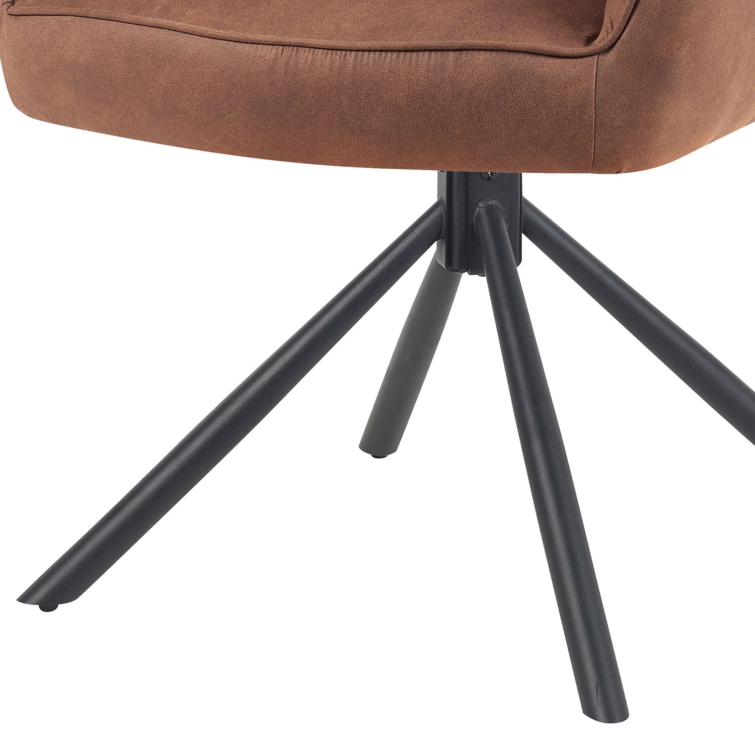 Mika-Piet 2er-Set - Drehstuhl in Wildlederoptik