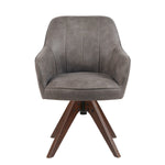 Esszimmerstuhl Mika-Noah 2er-Set -360° drehbar,Eiche geölt Natur