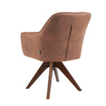 Esszimmerstuhl Mika-Noah 2er-Set -360° drehbar,Eiche geölt Natur