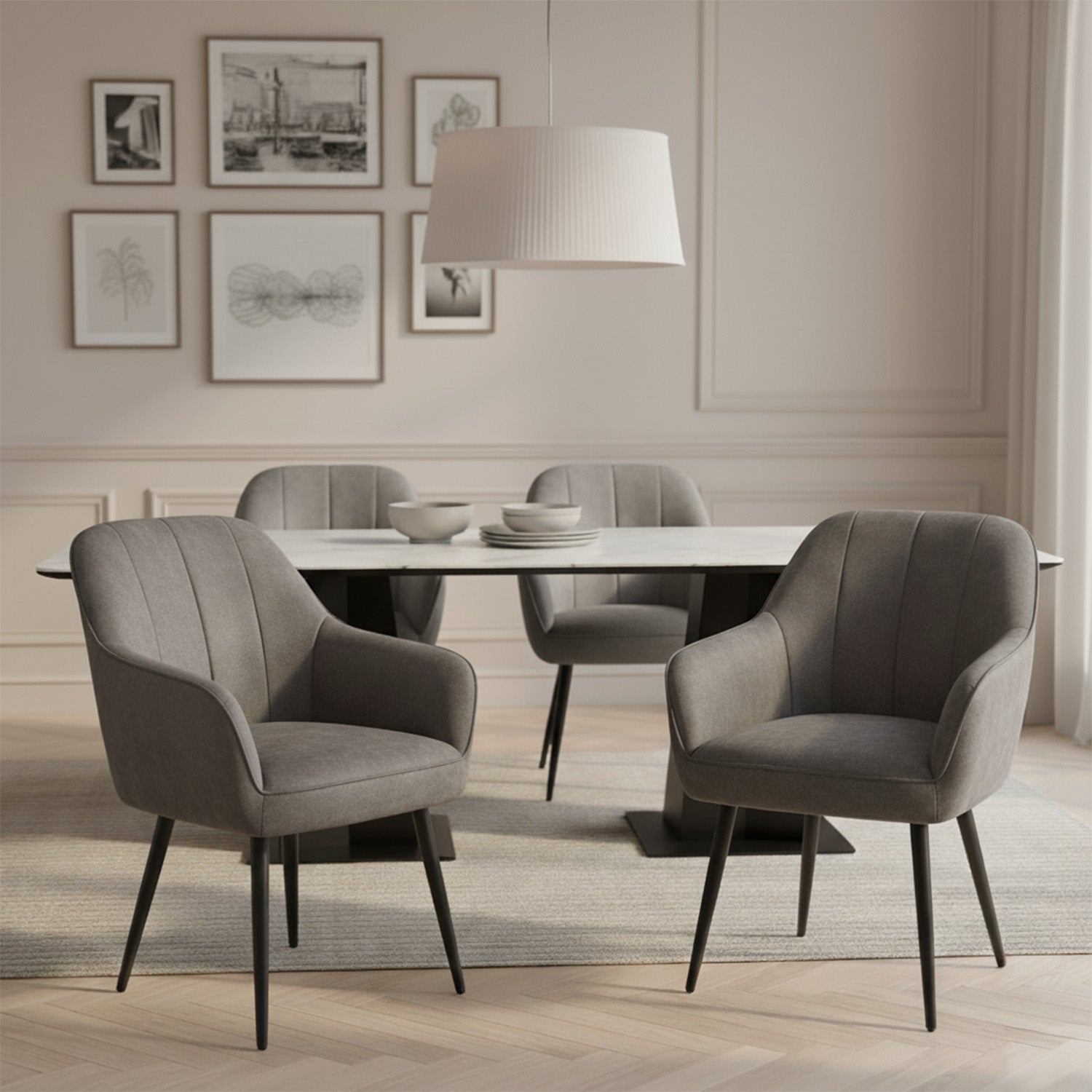 Mika-Timo 2er-Set - Lederoptik mit Federkernpolsterung