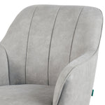 Mika-Levi 2er-Set - Leder Drehstuhl mit Federkernpolsterung