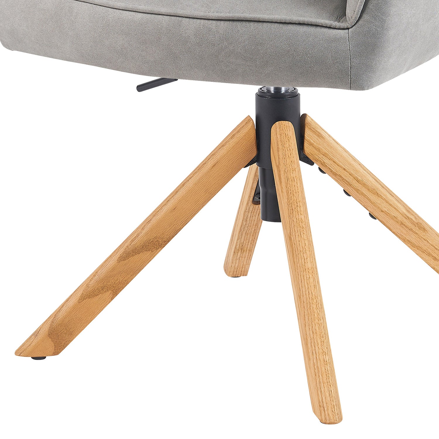 Mika-Levi 2er-Set - Leder Drehstuhl mit Federkernpolsterung