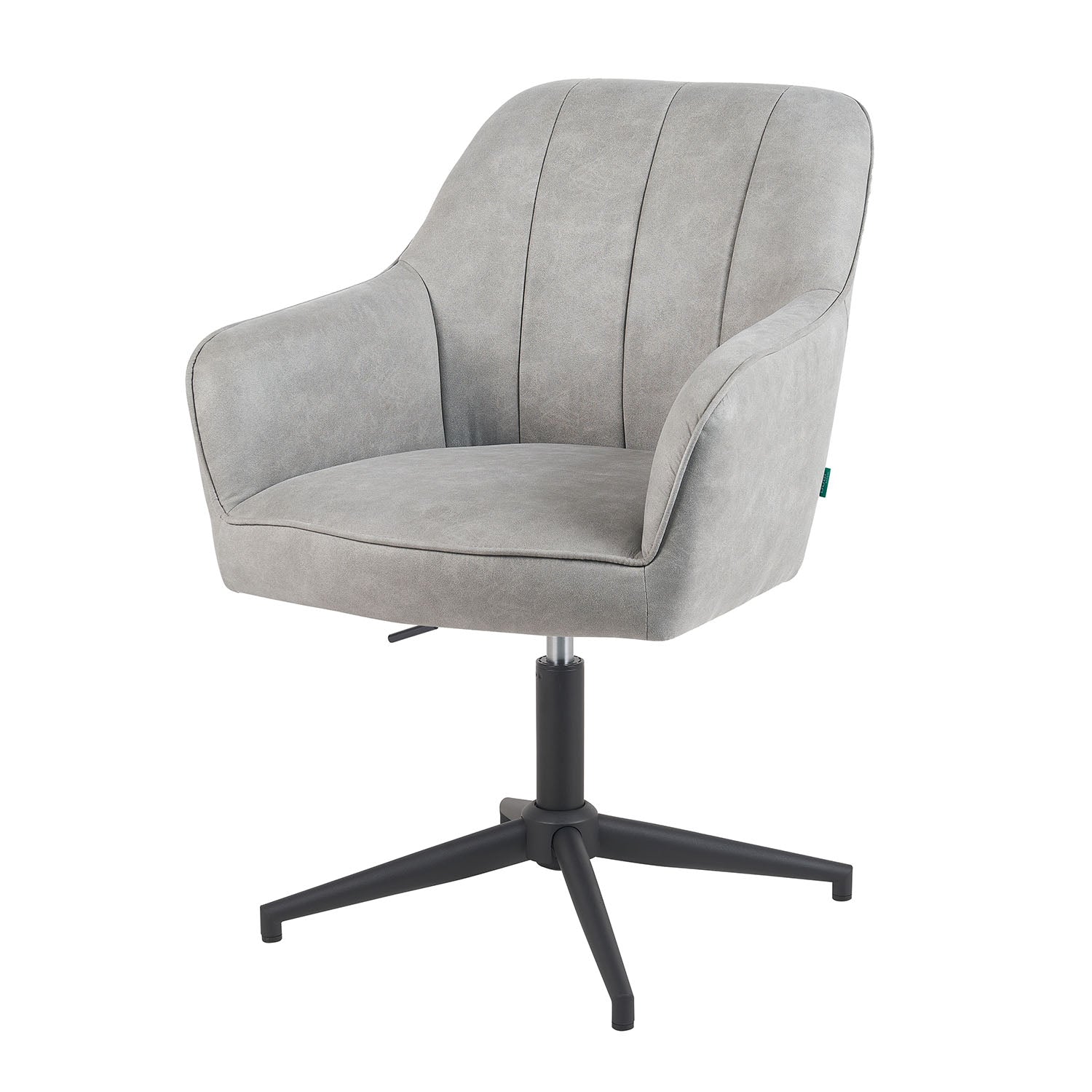 Mika-Piet 2er-Set - Drehstuhl in Wildlederoptik