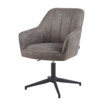 Mika-Piet 2er-Set - Drehstuhl in Wildlederoptik