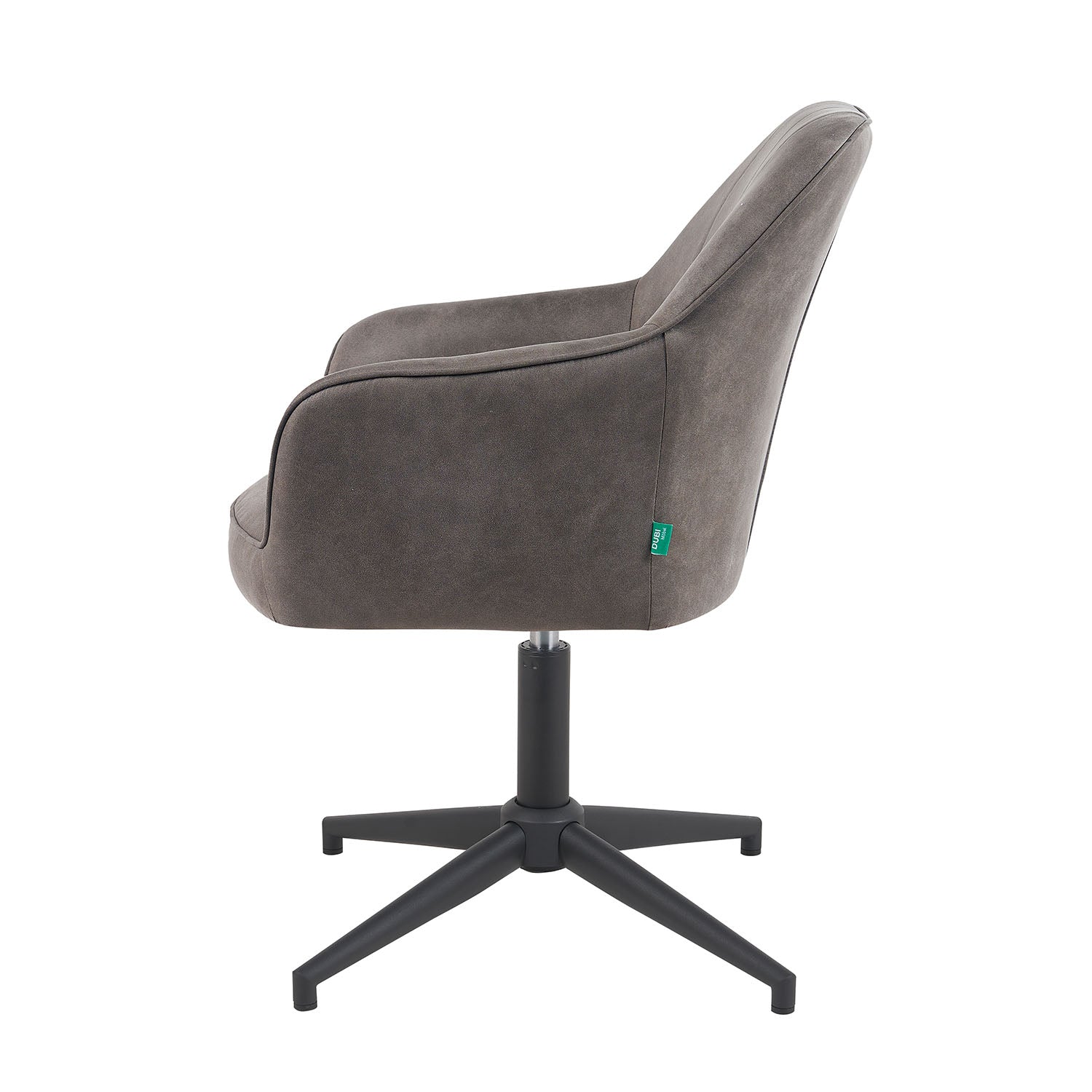 Mika-Piet 2er-Set - Drehstuhl in Wildlederoptik