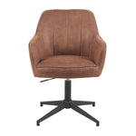 Mika-Piet 2er-Set - Drehstuhl in Wildlederoptik