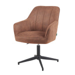 Mika-Piet 2er-Set - Drehstuhl in Wildlederoptik