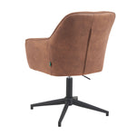 Mika-Piet 2er-Set - Drehstuhl in Wildlederoptik