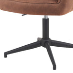 Mika-Piet 2er-Set - Drehstuhl in Wildlederoptik