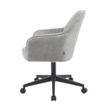 Mika-Nika 2er-Set - Home Office Stuhl mit Federkernpolsterung in Leder Optik