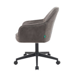 Mika-Nika 2er-Set - Home Office Stuhl mit Federkernpolsterung in Leder Optik