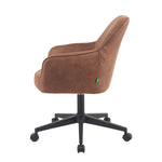 Mika-Nika 2er-Set - Home Office Stuhl mit Federkernpolsterung in Leder Optik