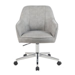 Mika-Nika 2er-Set - Home Office Stuhl mit Federkernpolsterung in Leder Optik