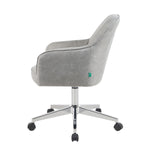 Mika-Nika 2er-Set - Home Office Stuhl mit Federkernpolsterung in Leder Optik