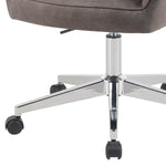 Mika-Nika 2er-Set - Home Office Stuhl mit Federkernpolsterung in Leder Optik