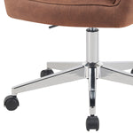 Mika-Nika 2er-Set - Home Office Stuhl mit Federkernpolsterung in Leder Optik