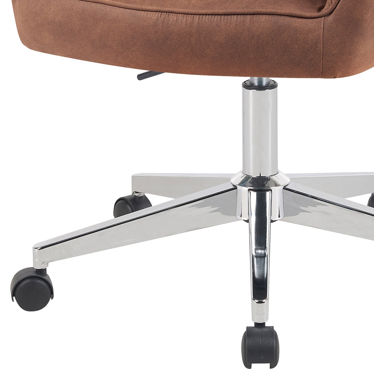 Mika-Nika 2er-Set - Home Office Stuhl mit Federkernpolsterung in Leder Optik