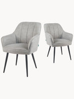 Mika-Timo 2er-Set - Lederoptik mit Federkernpolsterung