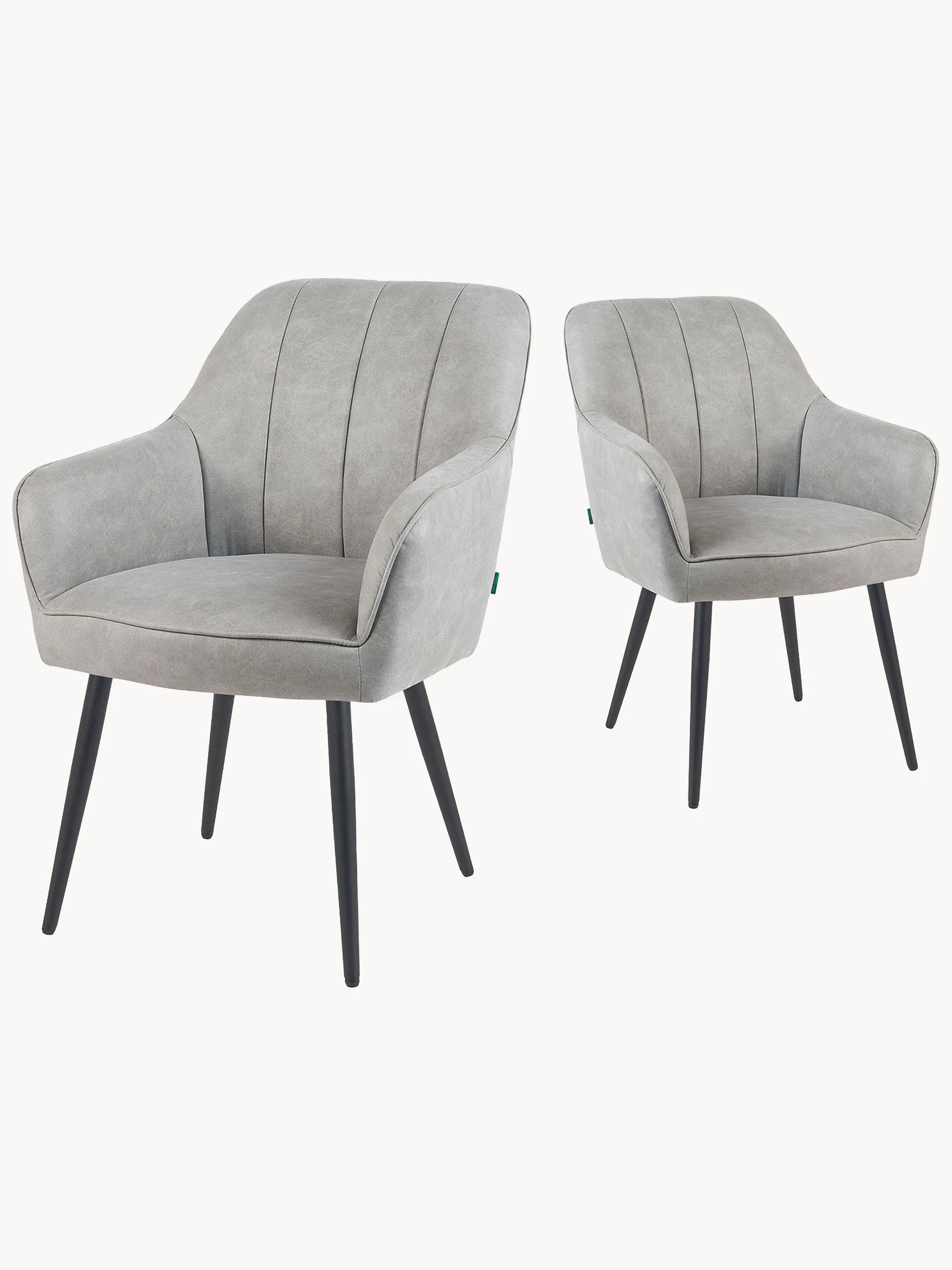 Mika-Timo 2er-Set - Lederoptik mit Federkernpolsterung