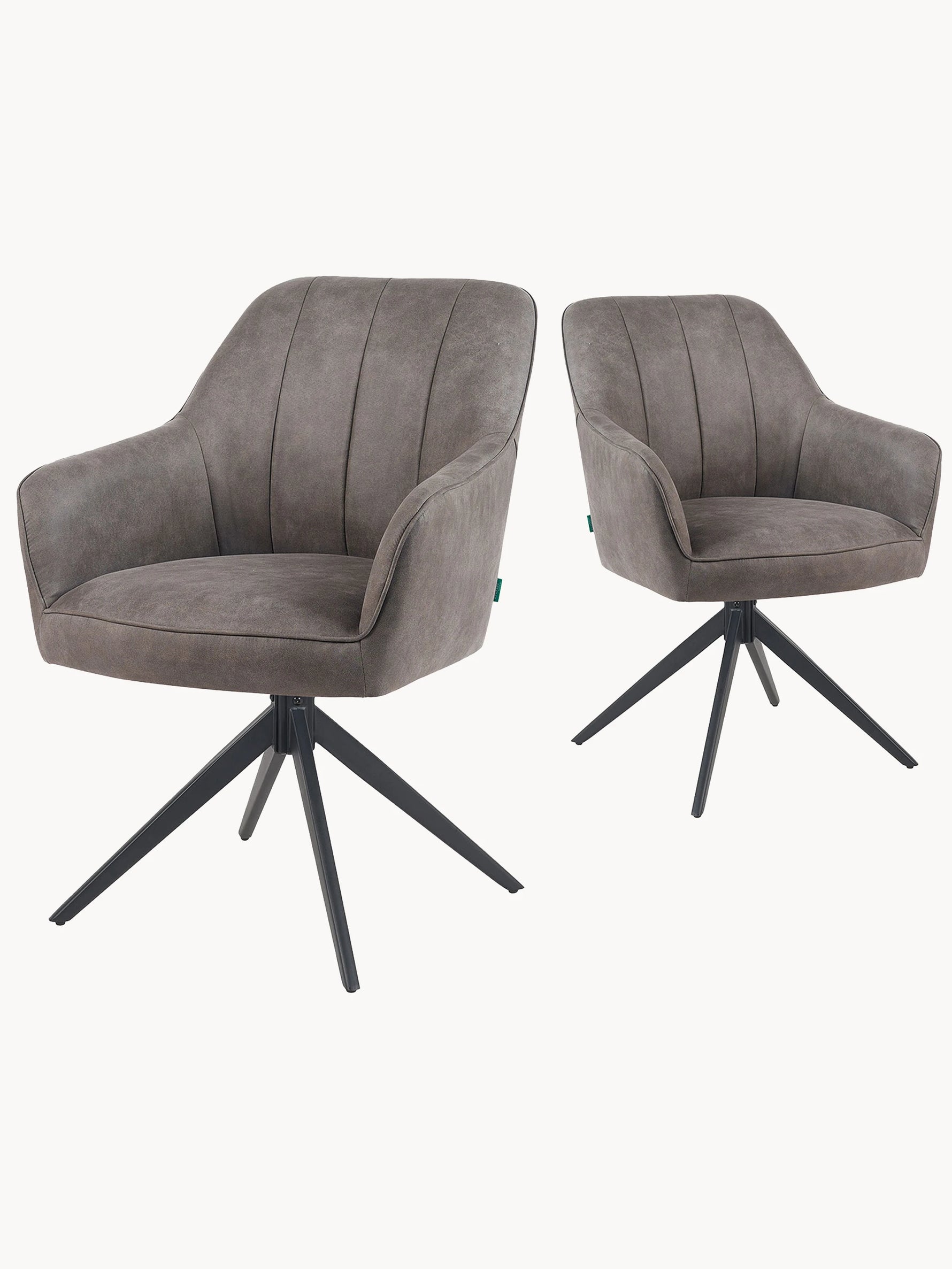 Mika-Timo 2er-Set - Lederoptik mit Federkernpolsterung