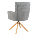 Mika-Jule 2er-Set- Drehsessel mit Federkern und Rückstellfunktion